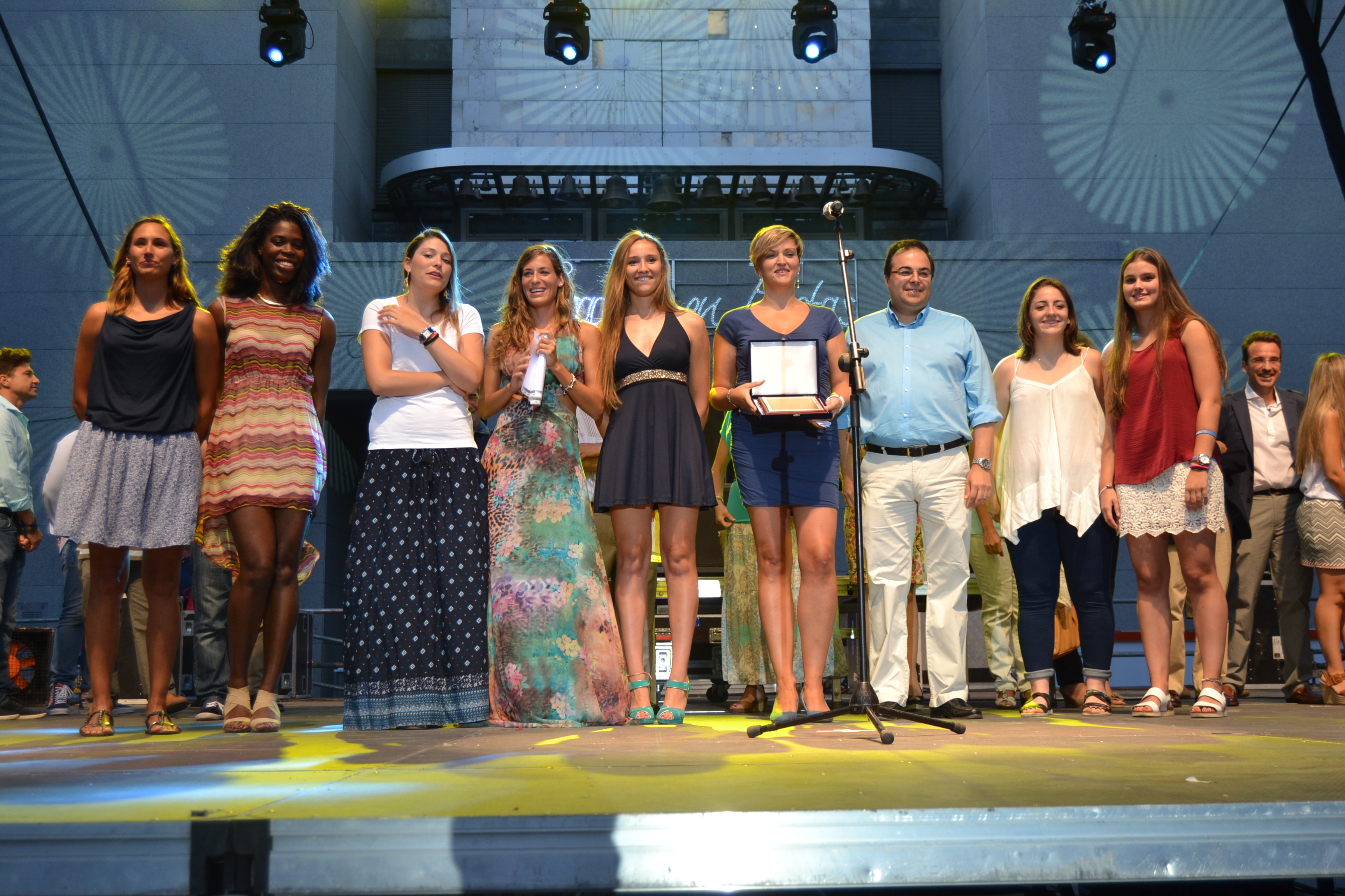 Grupo EM Baloncesto Leganés pregoneros de lujo en las Fiestas de Leganés 2015